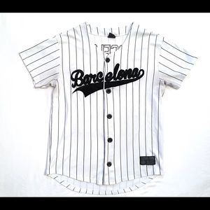 Barcelona Designs Baseball Jersey Size L